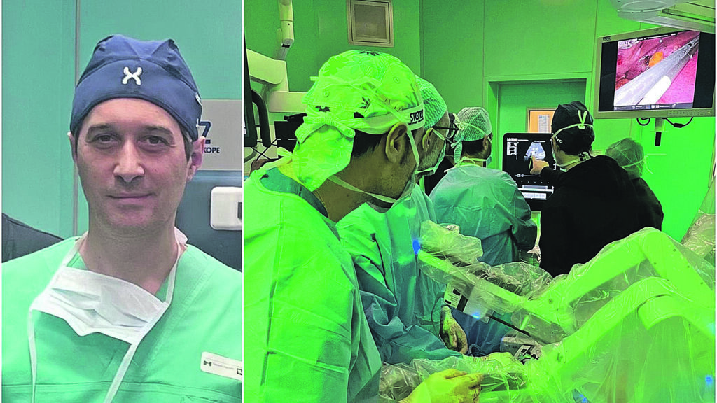 L’equipe di Di Sandro esegue il primo trapianto robotico rene-pancreas