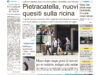 La prima pagina dell’edizione in edicola oggi
