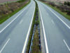 empty motorway near Schwerin, Germany