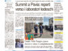 La prima pagina dell’edizione in edicola oggi