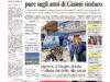 La prima pagina dell’edizione in edicola oggi