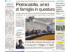 La prima pagina dell’edizione in edicola oggi