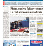 La prima pagina dell’edizione in edicola oggi