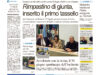 La prima pagina dell’edizione in edicola oggi
