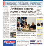 La prima pagina dell’edizione in edicola oggi