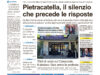 La prima pagina dell’edizione in edicola oggi