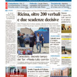 La prima pagina dell’edizione in edicola oggi