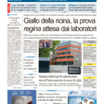 La prima pagina dell’edizione in edicola oggi