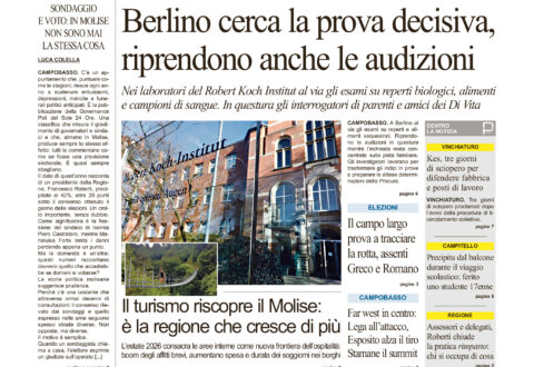 L’edizione completa di Primo Piano Molise del 8 luglio