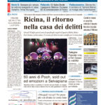 La prima pagina dell’edizione in edicola oggi