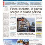 La prima pagina dell’edizione in edicola oggi