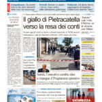 La prima pagina dell’edizione in edicola oggi