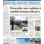 La prima pagina dell’edizione in edicola oggi