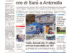 La prima pagina dell’edizione in edicola oggi