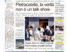 La prima pagina dell’edizione in edicola oggi
