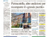 La prima pagina dell’edizione in edicola oggi