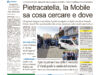 La prima pagina dell’edizione in edicola oggi