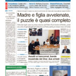 La prima pagina dell’edizione in edicola oggi
