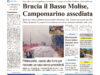 La prima pagina dell’edizione in edicola oggi