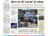 La prima pagina dell’edizione in edicola oggi