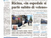 La prima pagina dell’edizione in edicola oggi