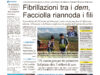 La prima pagina dell’edizione in edicola oggi
