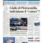 La prima pagina dell’edizione in edicola oggi
