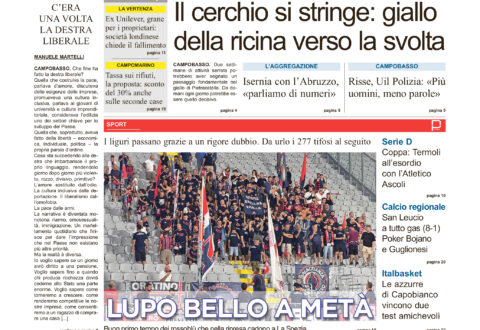 L’edizione completa di Primo Piano Molise del 30 agosto