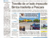 La prima pagina dell’edizione in edicola oggi