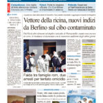 La prima pagina dell’edizione in edicola oggi