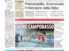La prima pagina dell’edizione in edicola oggi
