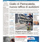 La prima pagina dell’edizione in edicola oggi