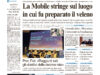 La prima pagina dell’edizione in edicola oggi