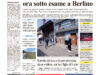 La prima pagina dell’edizione in edicola oggi