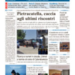 La prima pagina dell’edizione in edicola oggi