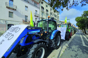 Trattori e manifestanti in corteo: «Adesso la misura è colma»