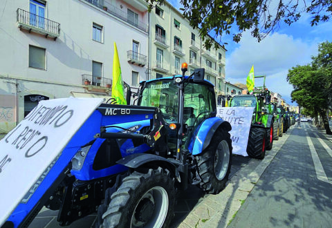 Trattori e manifestanti in corteo: «Adesso la misura è colma»