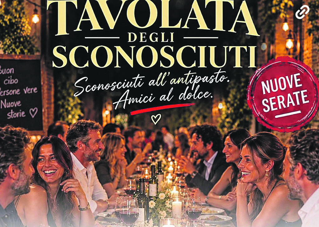 La Tavolata degli Sconosciuti debutta in città: il format per fare nuove conoscenze a tavola