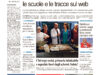 La prima pagina dell’edizione in edicola oggi