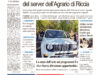 La prima pagina dell’edizione in edicola oggi