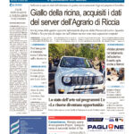 La prima pagina dell’edizione in edicola oggi