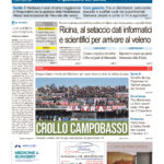 La prima pagina dell’edizione in edicola oggi