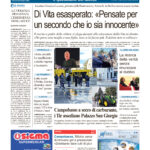 La prima pagina dell’edizione in edicola oggi