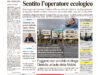La prima pagina dell’edizione in edicola oggi